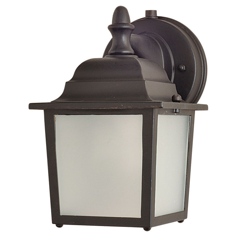 Maxim 66924BK - Builder Cast 1 Light 9" Wall Sconce w/ LED Bulb