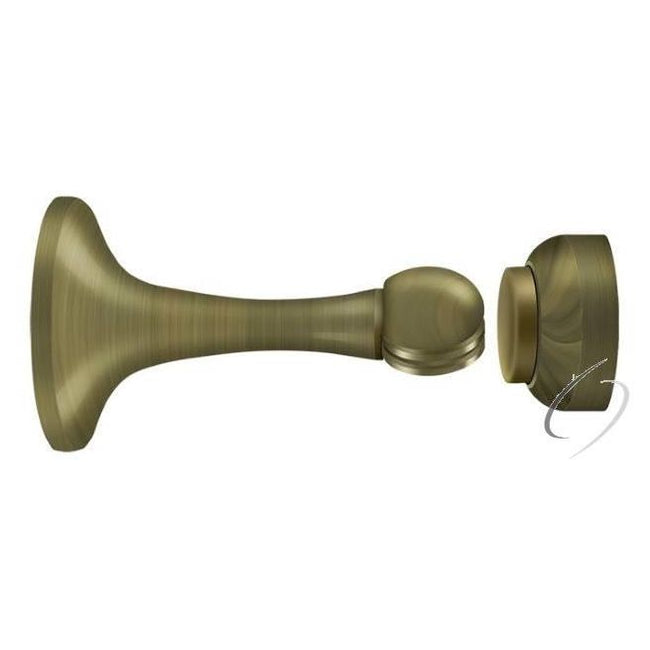 MDH30U5 Magnetic Door Holder 3"; Antique Brass Finish