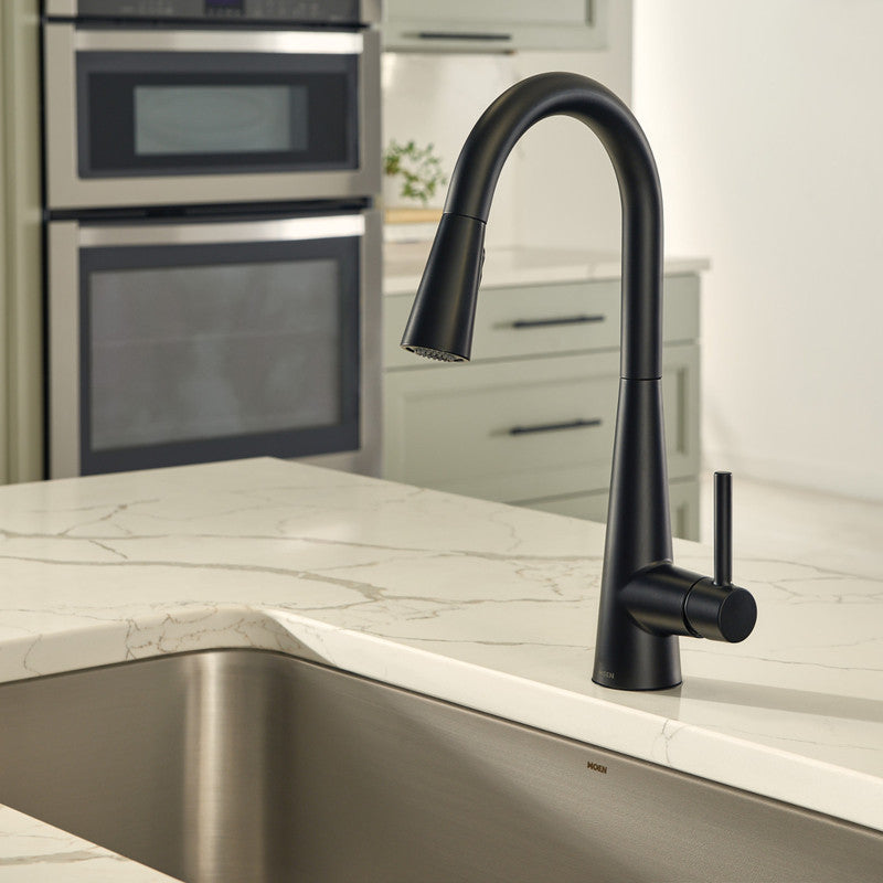 7864 - Sleek One-Handle High Arc Pulldown Kitchen Faucet