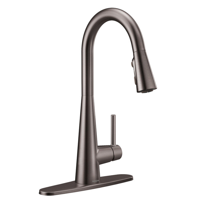 Sleek One-Handle High Arc Pulldown Kitchen Faucet