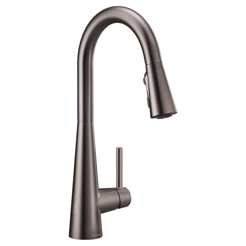 Sleek One-Handle High Arc Pulldown Kitchen Faucet