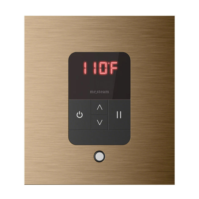 iTempo Square Steam Shower Control in Brushed Bronze