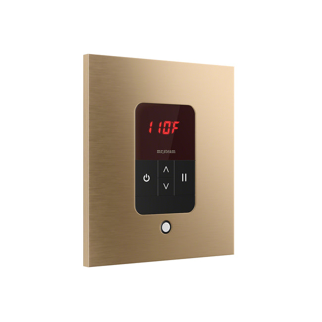 iTempo Square Steam Shower Control in Brushed Bronze