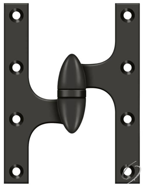 OK6045B10B-L 6" x 4-1/2" Hinge; Oil Rubbed Bronze Finish