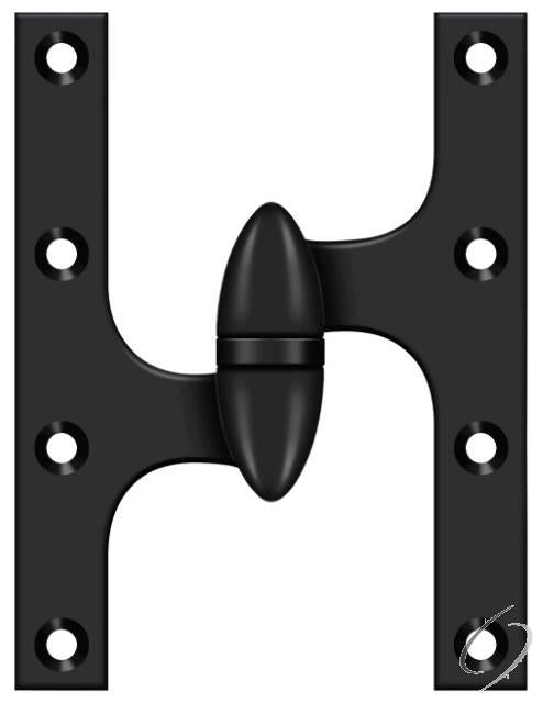 OK6045B19-L 6" x 4-1/2" Hinge; Black Finish