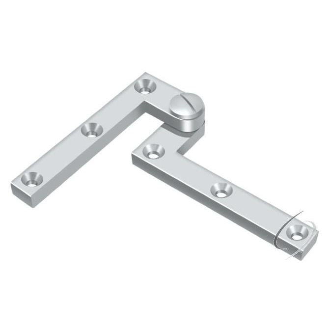 PH60U26 4-3/8" x 5/8" x 1-7/8" Hinge; Bright Chrome Finish