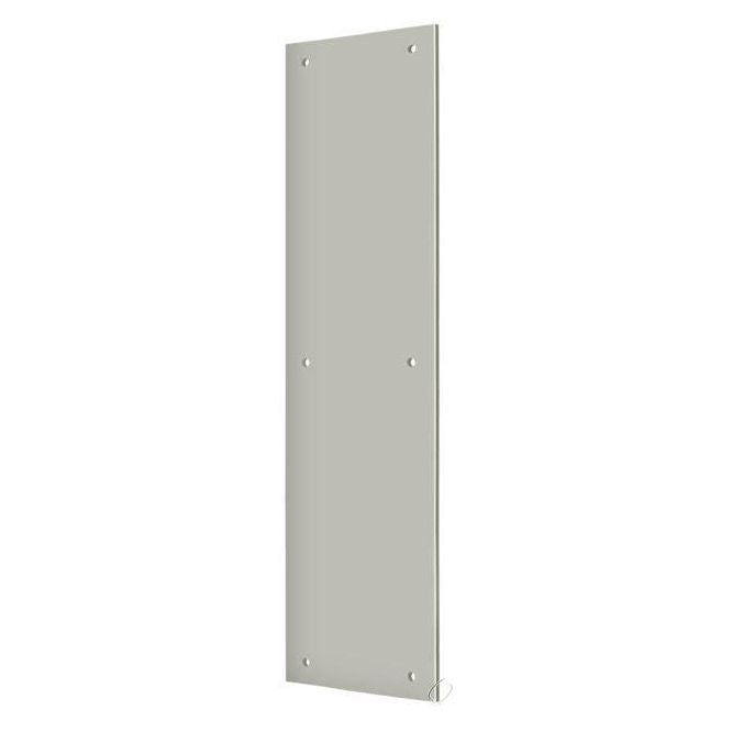 PP3515U15 Push Plate 3-1/2" x 15"; Satin Nickel Finish