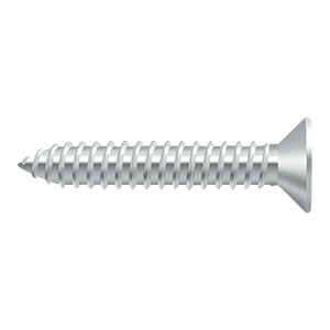 SCWB14125U26 Wood Screw; SB; #14 x 1-1/2"; Bright Chrome Finish