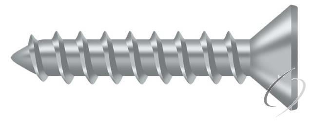 SCWS1010U26D Wood Screw; ST; #10 x 1"; Satin Chrome Finish