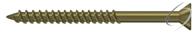 SCWS1025U5 Wood Screw; ST; #10 x 2-1/2"; Antique Brass Finish