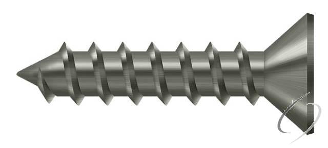 SCWS1210U15A Wood Screw; ST; #12 x 1"; Antique Nickel Finish