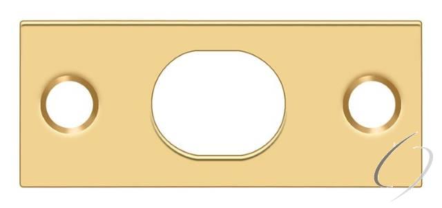 SP12EFBCR003 Strike Plate For Extension Flush Bolt; Lifetime Brass Finish