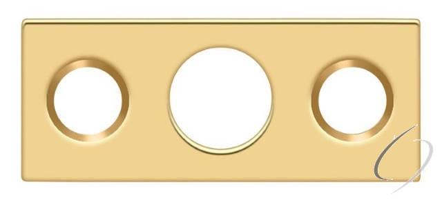 SP7FBR003 Strike Plate For 7" Flush Bolt; Lifetime Brass Finish