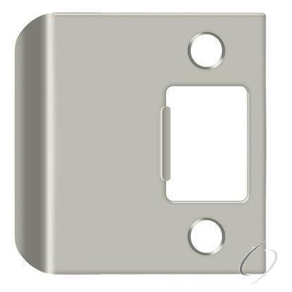 SPE225U15 Extended Lip Strike Plate; 2-1/4" Overall; Satin Nickel Finish