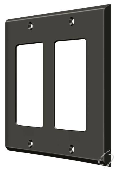 SWP4741U10B Switch Plate; Double Rocker; Oil Rubbed Bronze Finish