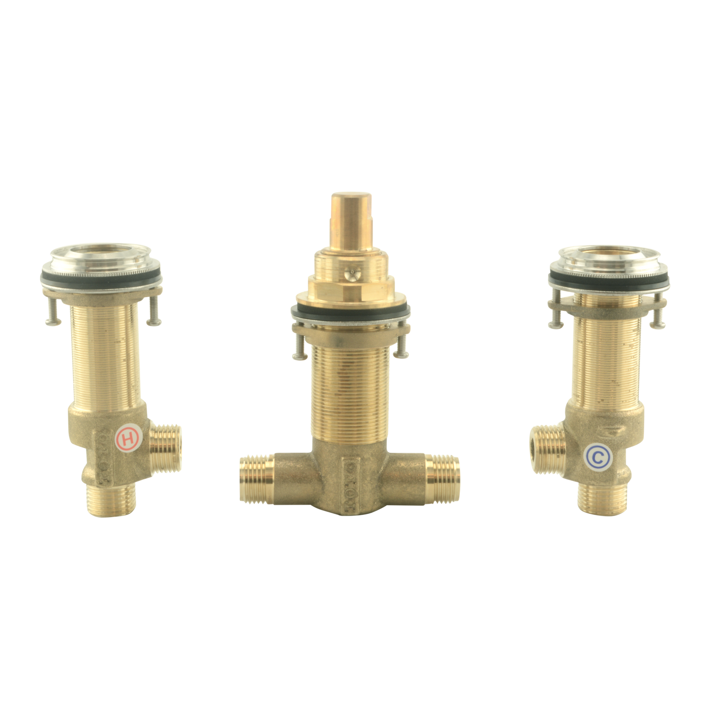 Toto TBN01201U - Three-Hole Roman Tub Filler Rough-In Valve- Brass