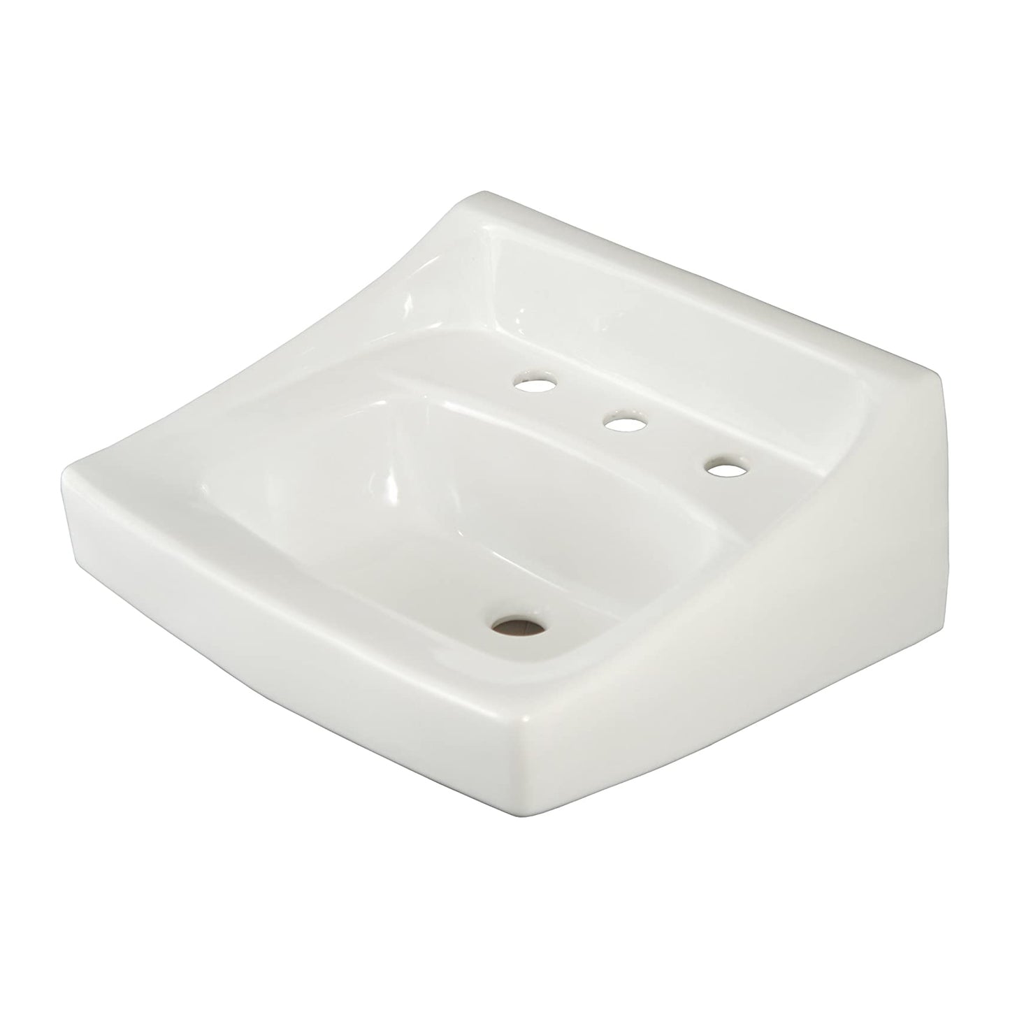 Toto LT307.8#01 - 8" Faucet Centers Commercial Wall-Hung Bathroom Sink - Cotton White