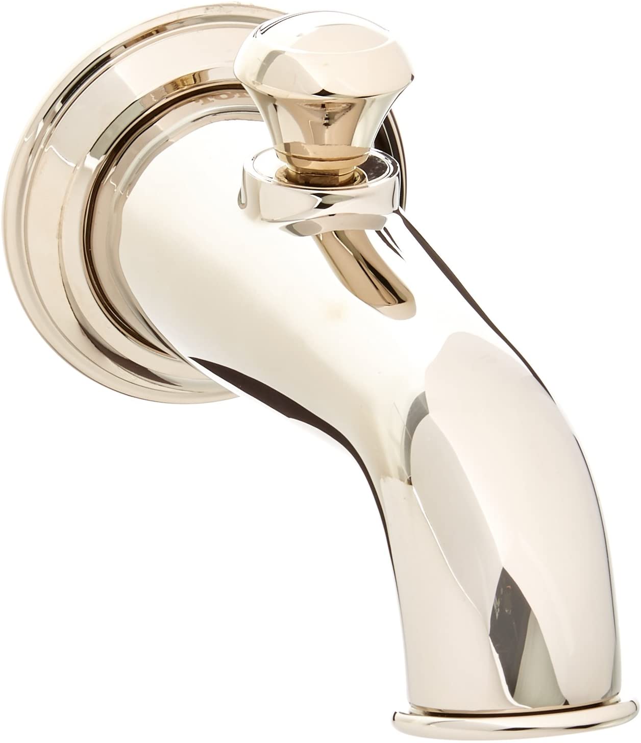 Toto TS220EV#PN - Vivian Diverter Wall Spout- Polished Nickel