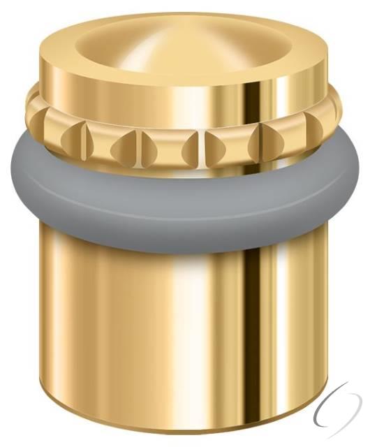 UFBP4505CR003 Round Universal Floor Bumper Pattern Cap 1-1/2"; Lifetime Brass Finish