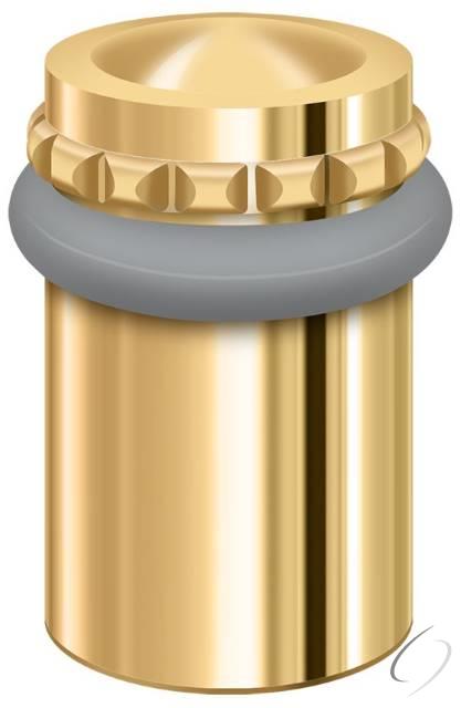 UFBP5000CR003 Round Universal Floor Bumper Pattern Cap 2"; Lifetime Brass Finish