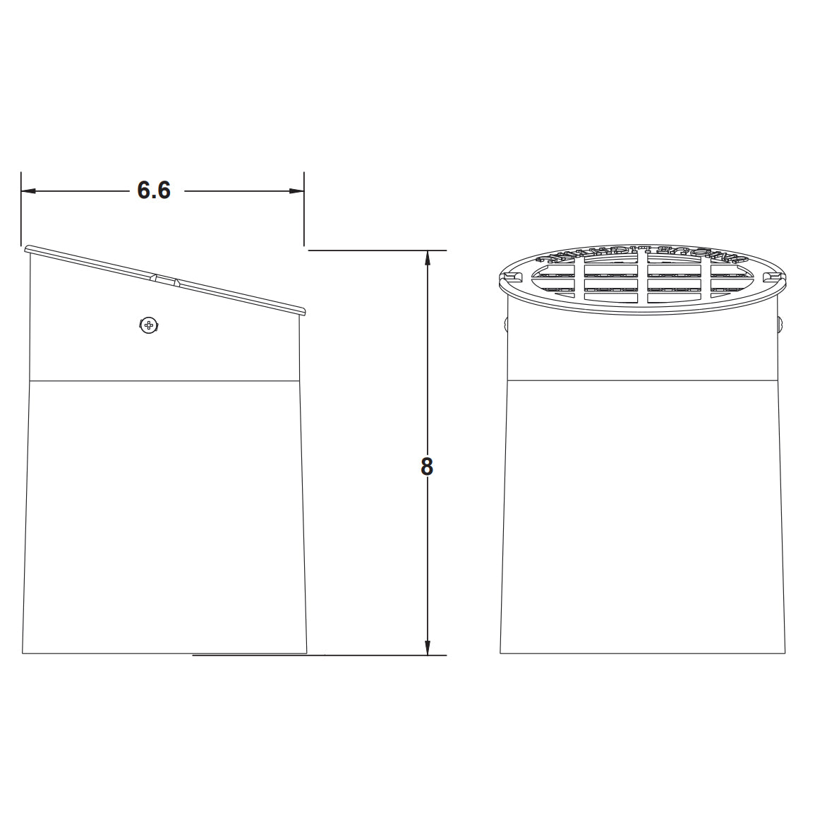 Unique Lighting F100-NL -  Elements Well Light , No Lamp