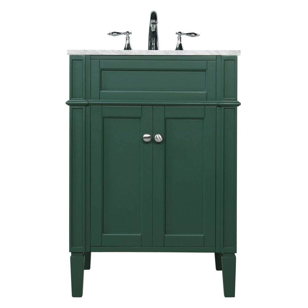 VF12524GN 24" Single Bathroom Vanity in Green