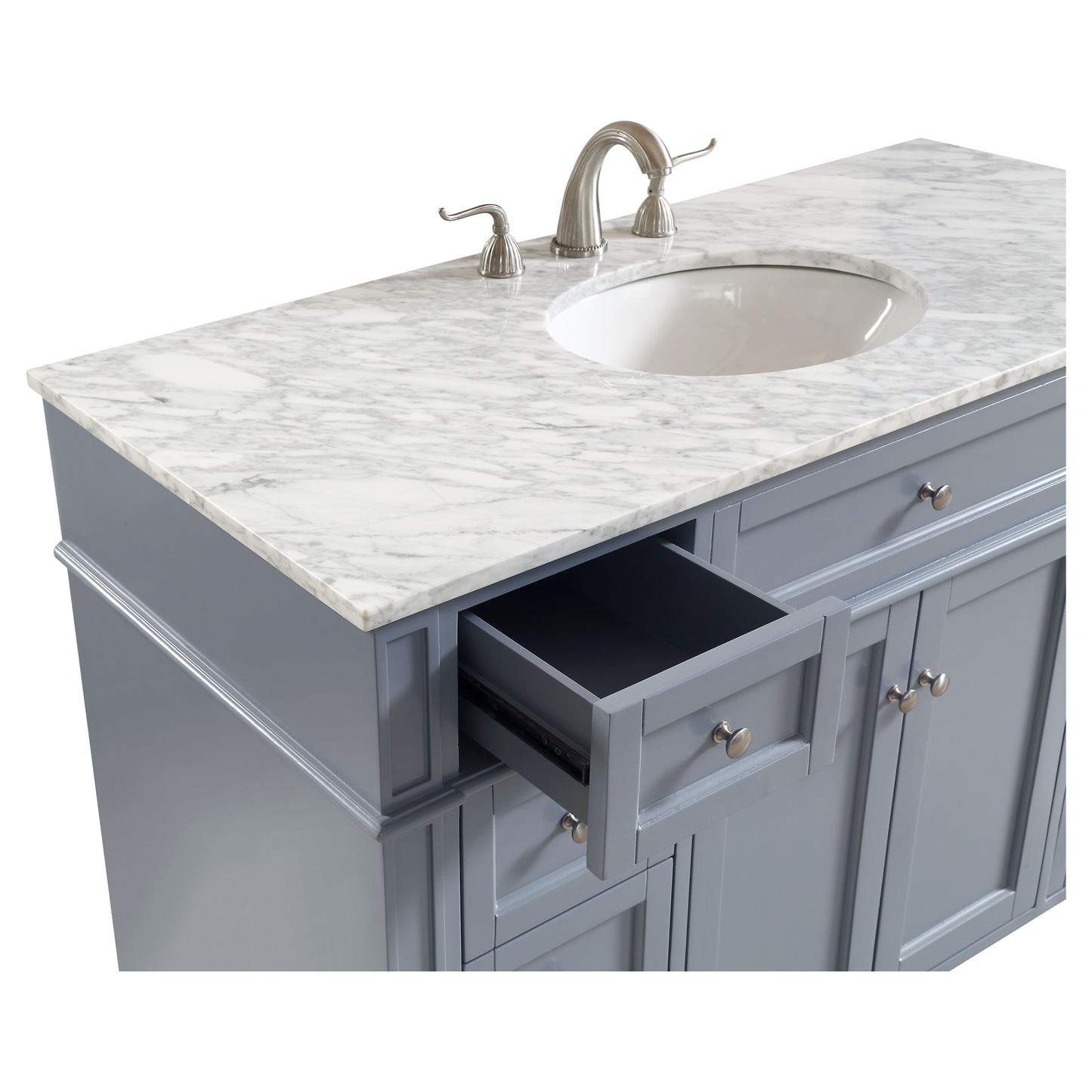 VF12548GR 48" Single Bathroom Vanity Set in Grey