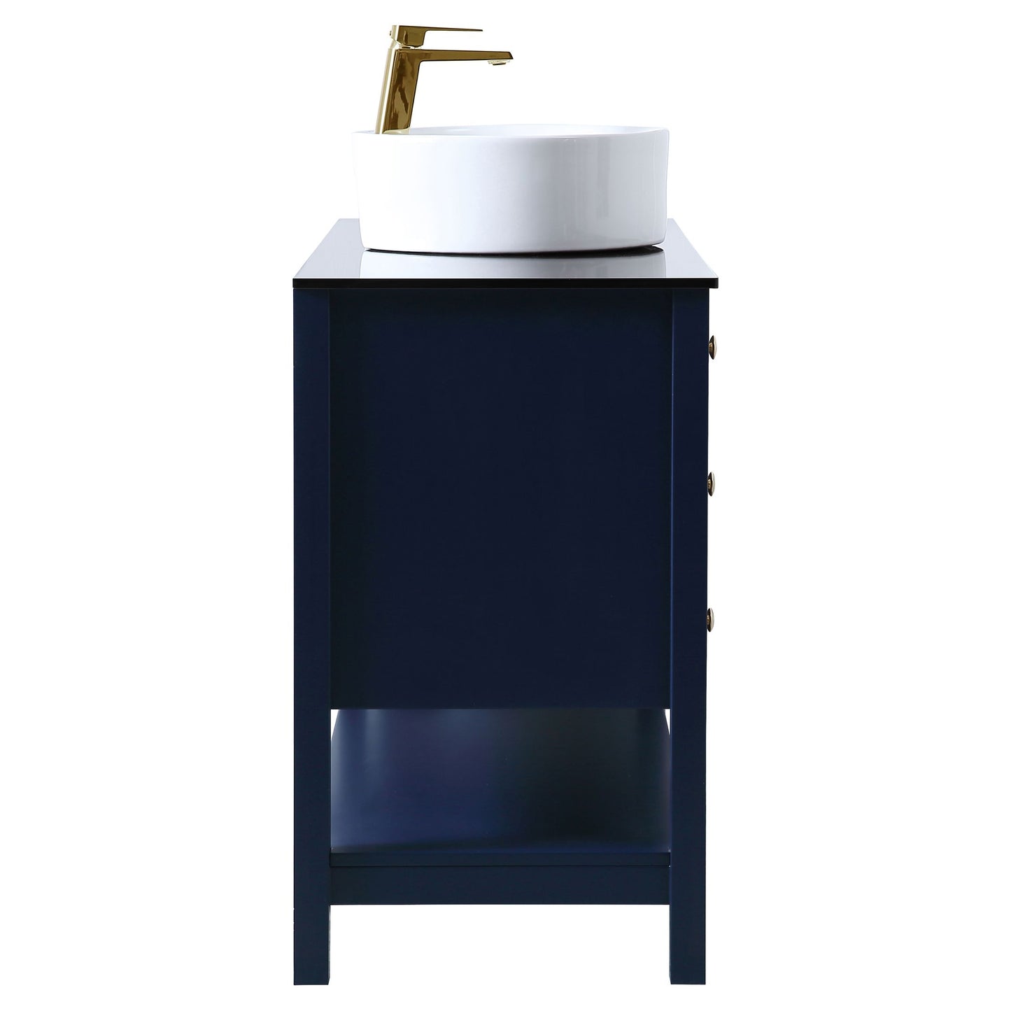 VF16248BL 48" Vessel Sink Bathroom Vanity in Blue