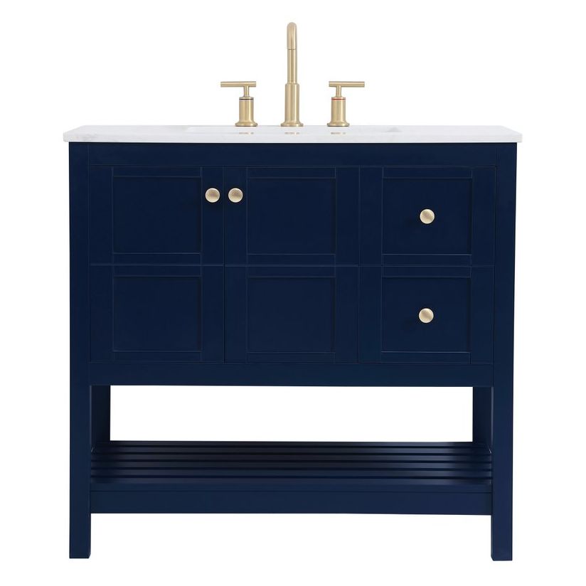 VF16436BL 36" Single Bathroom Vanity in Blue