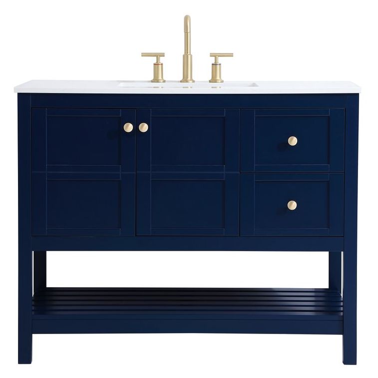 VF16442BL 42" Single Bathroom Vanity in Blue