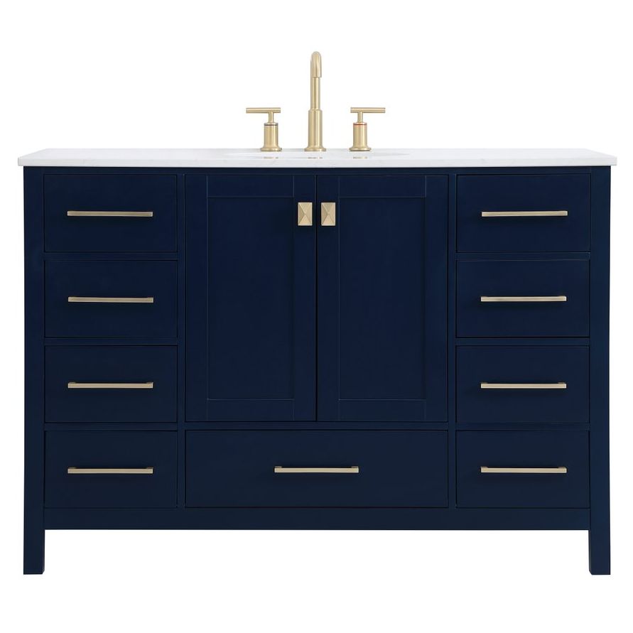 VF18848BL 48" Single Bathroom Vanity in Blue