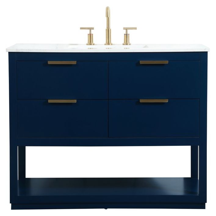 VF19242BL 42" Single Bathroom Vanity in Blue