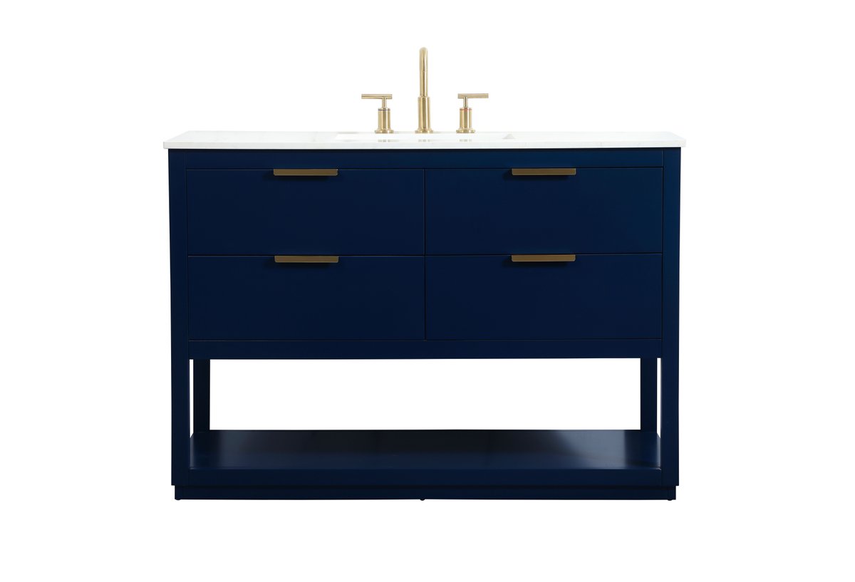 VF19248BL 48" Single Bathroom Vanity in Blue