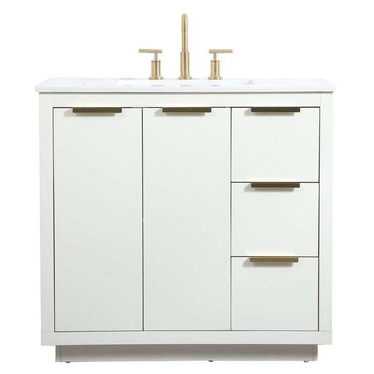 VF19436WH 36" Single Bathroom Vanity in White