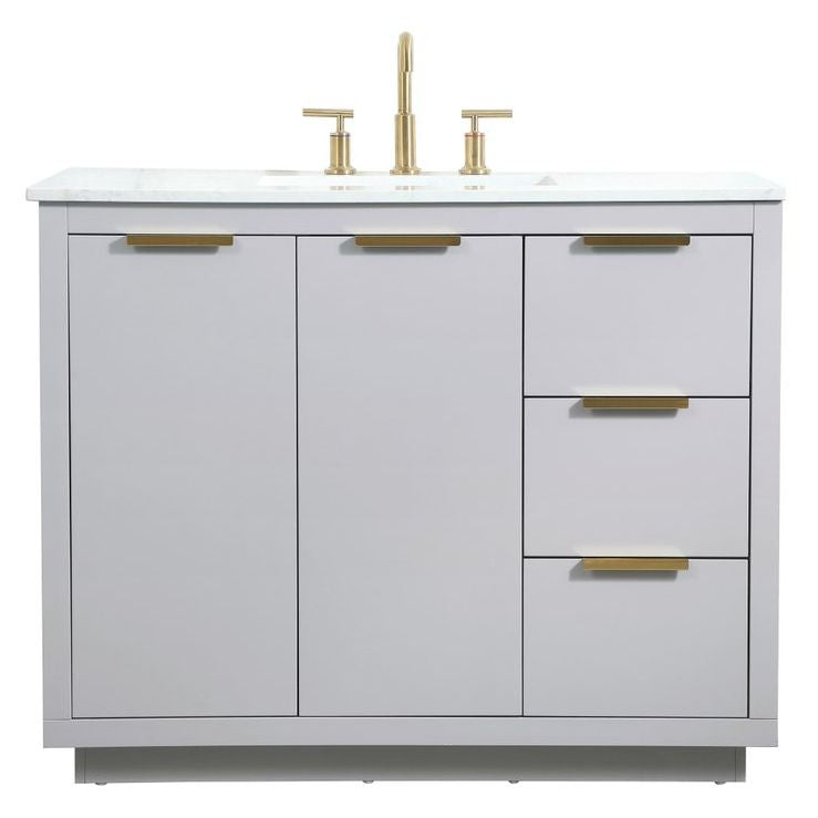 VF19442GR 42" Single Bathroom Vanity in Grey