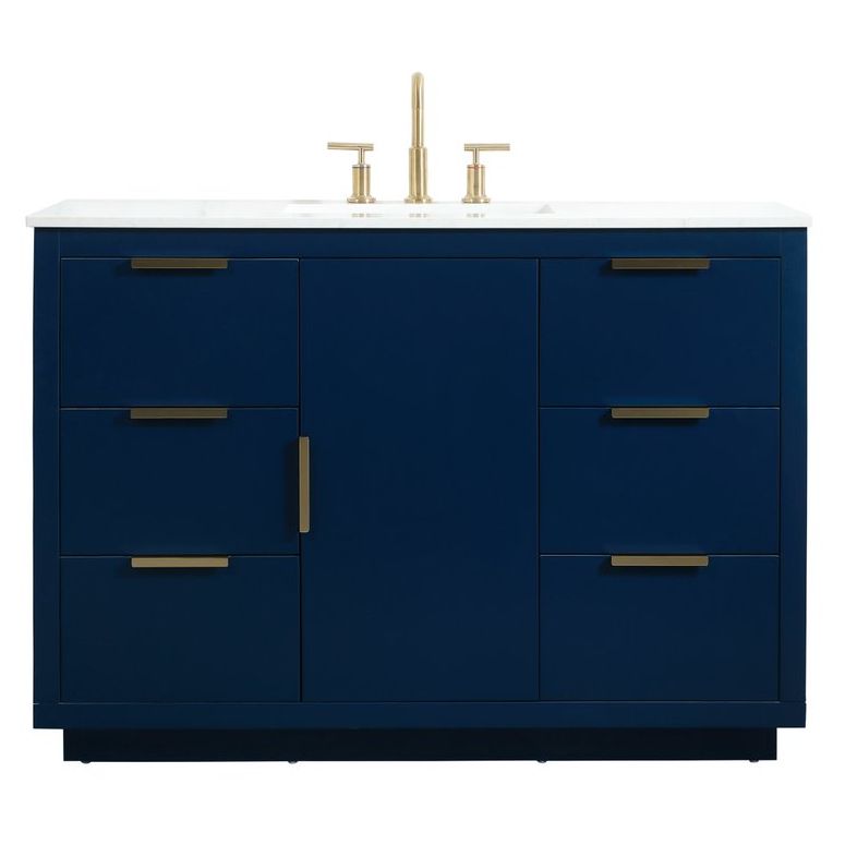 VF19448BL 48" Single Bathroom Vanity in Blue