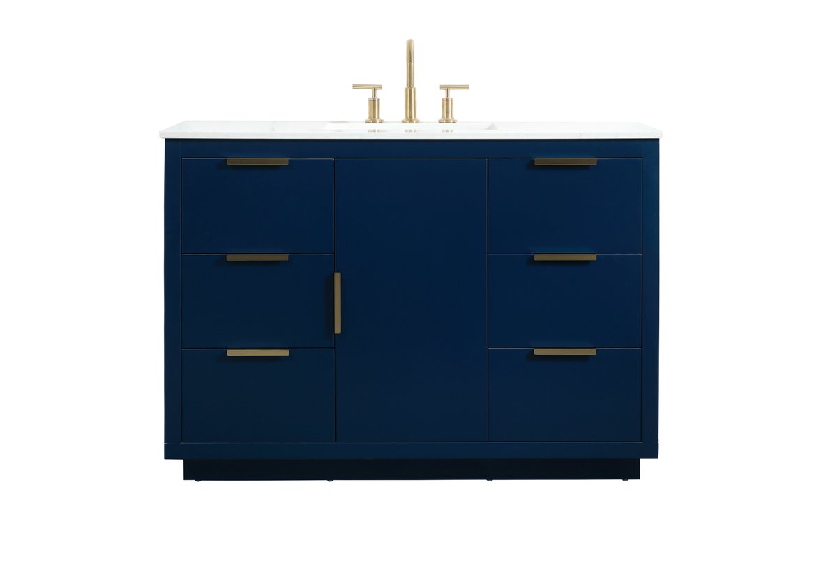 VF19448BL 48" Single Bathroom Vanity in Blue