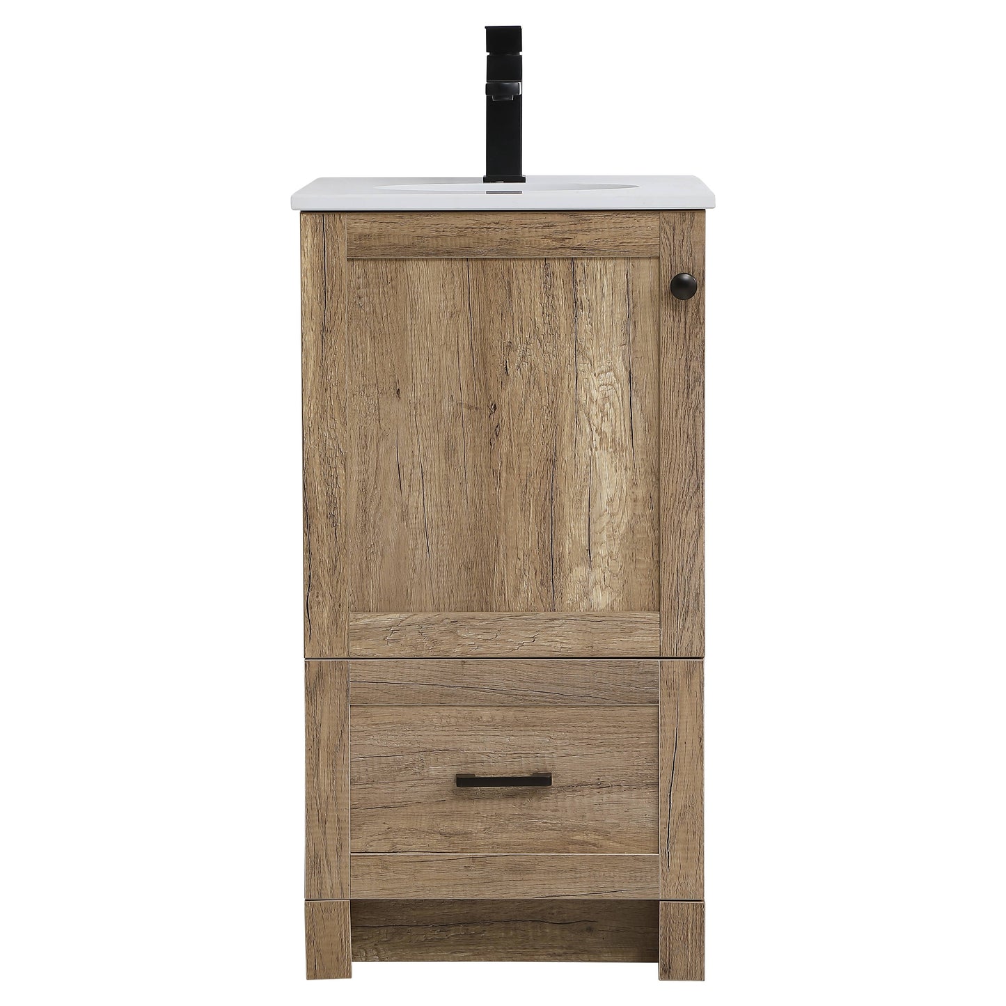 VF2818NT 18" Single Bathroom Vanity in Natural Oak