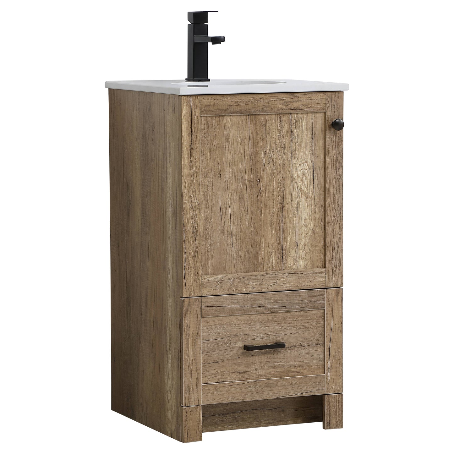 VF2818NT 18" Single Bathroom Vanity in Natural Oak