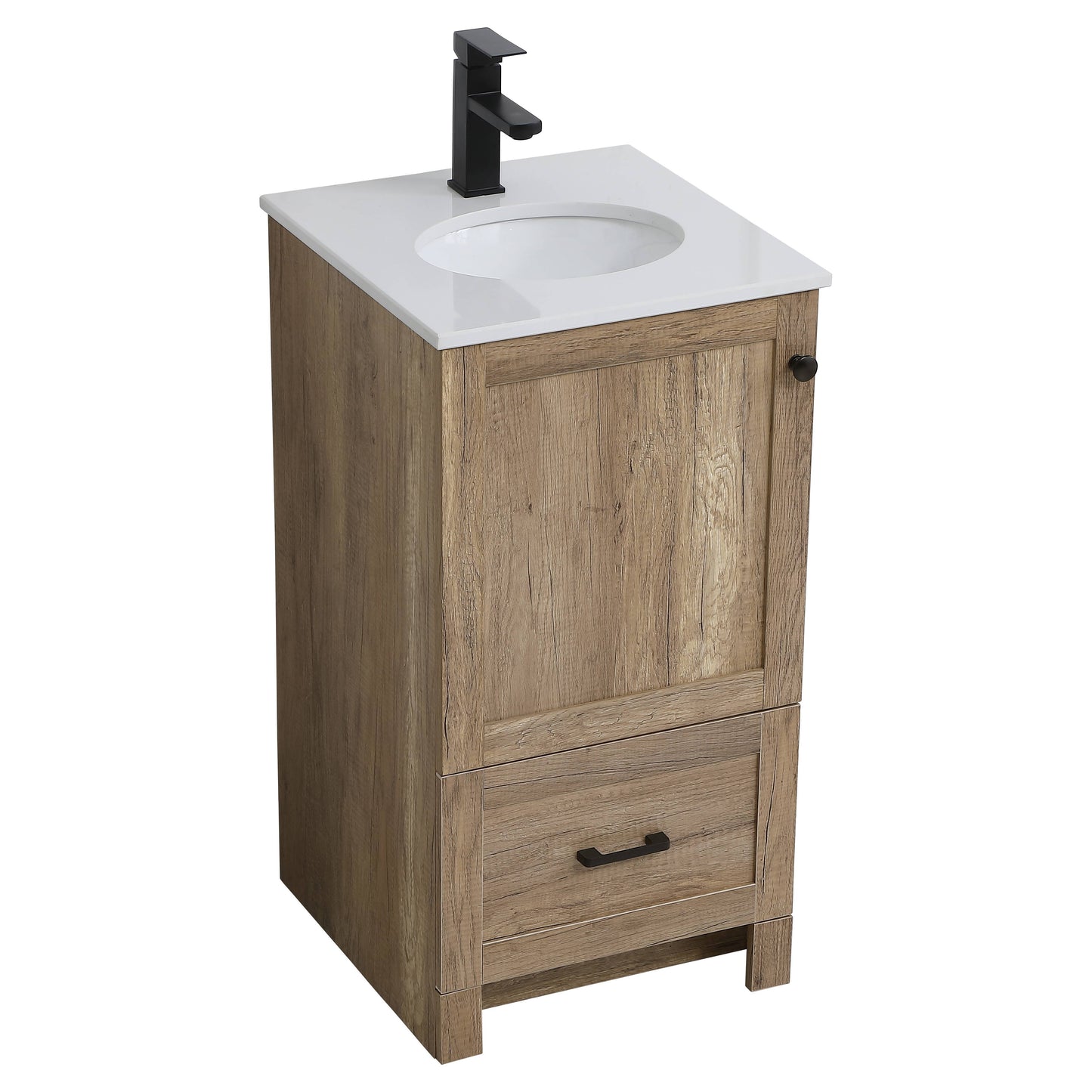 VF2818NT 18" Single Bathroom Vanity in Natural Oak