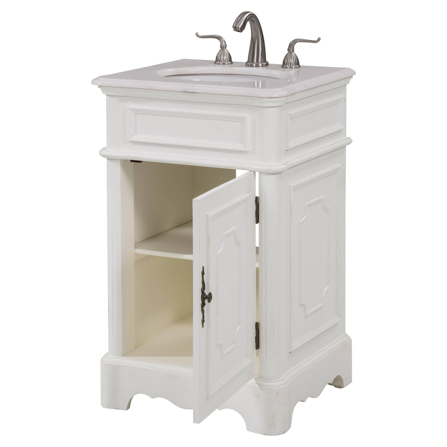 VF30421AW 21" Single Bathroom Vanity Set in Antique White