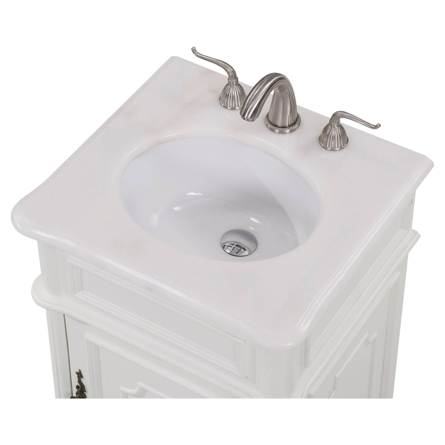 VF30421AW 21" Single Bathroom Vanity Set in Antique White