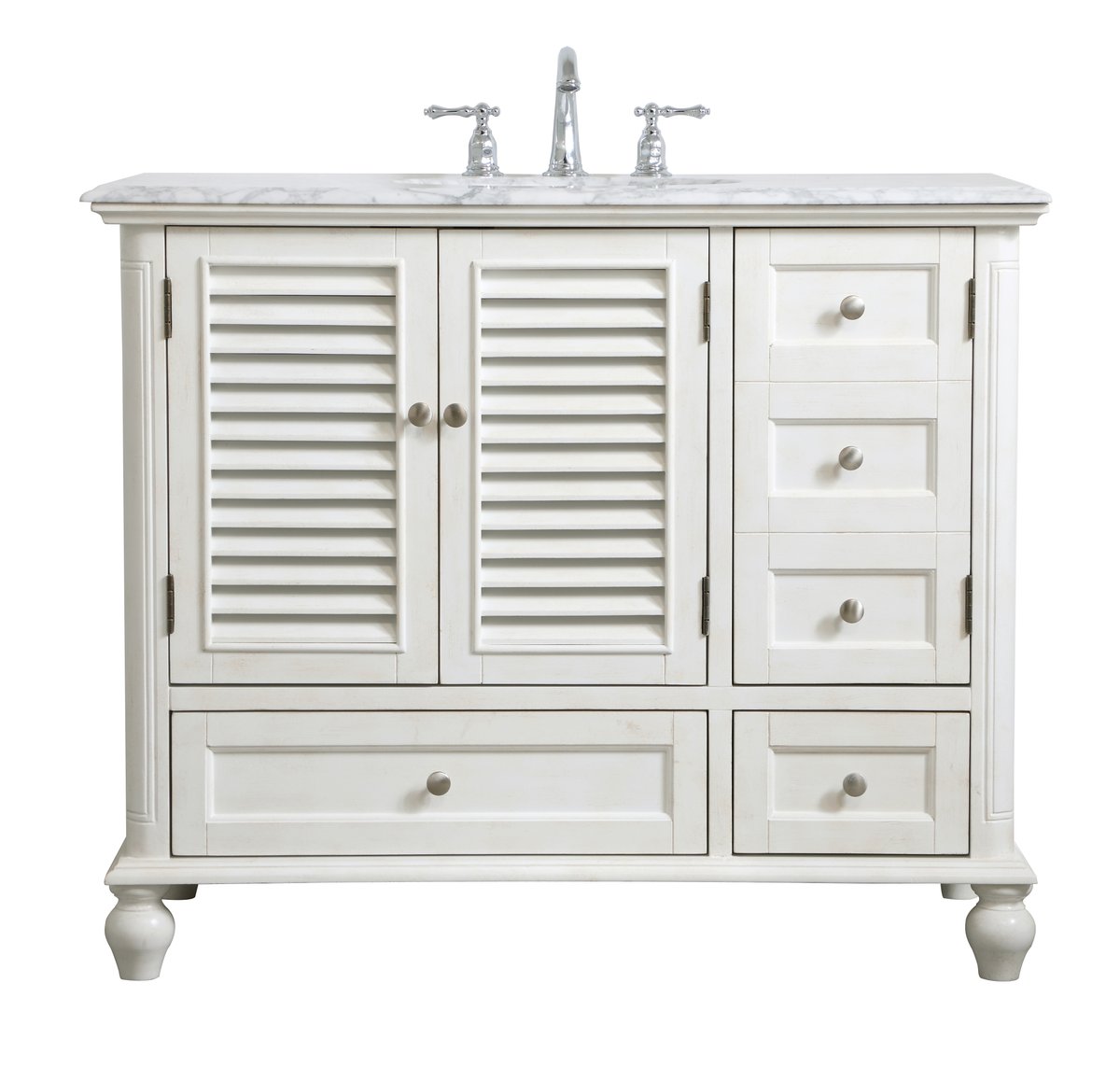 VF30542AW 42" Single Bathroom Vanity in Antique White