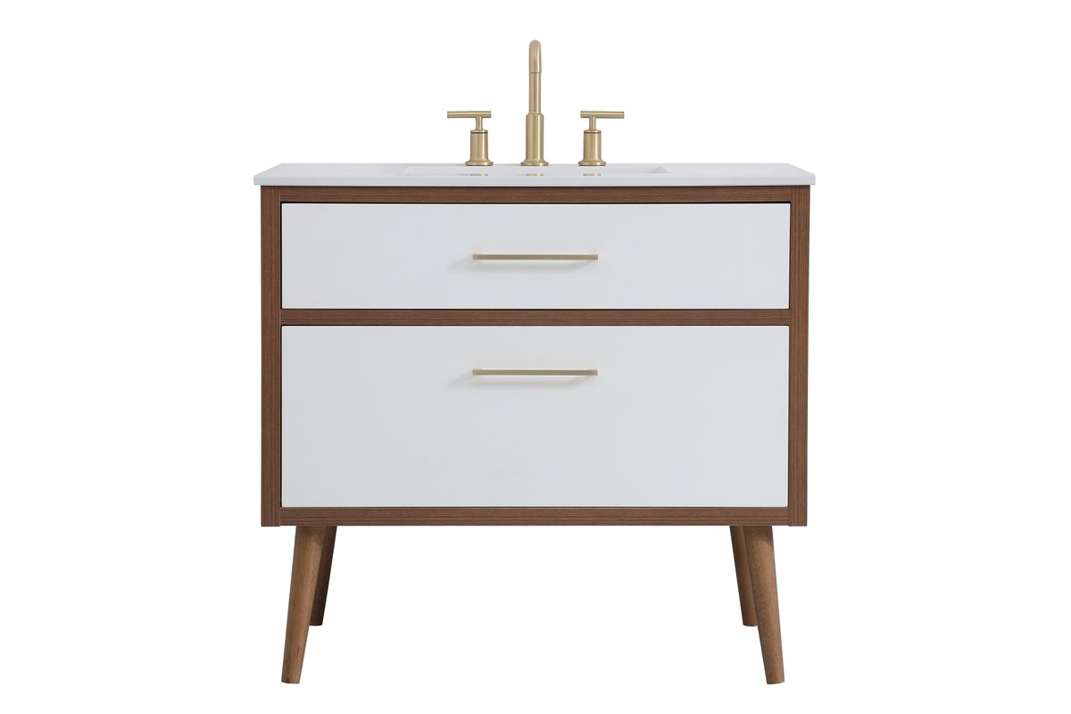 VF41036WH 36" Bathroom Vanity in White