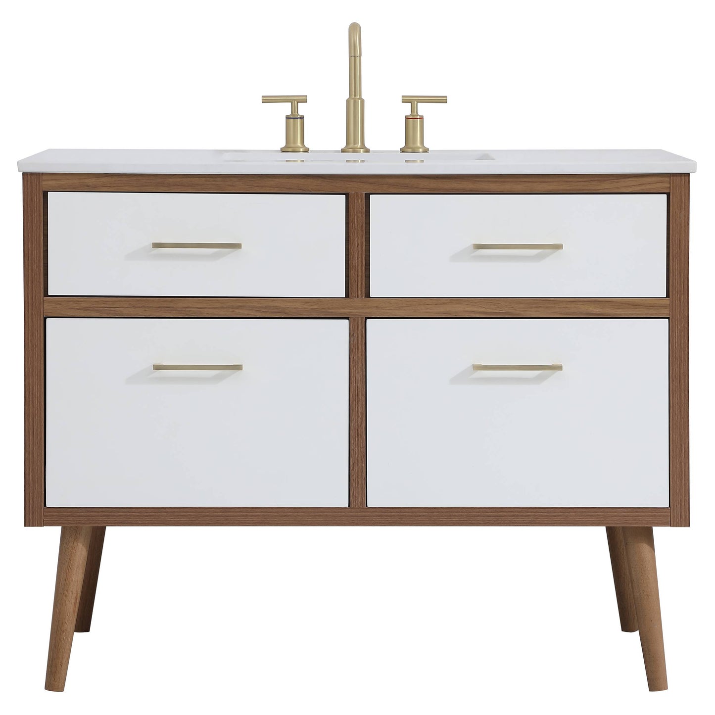 VF41042WH 42" Bathroom Vanity in White