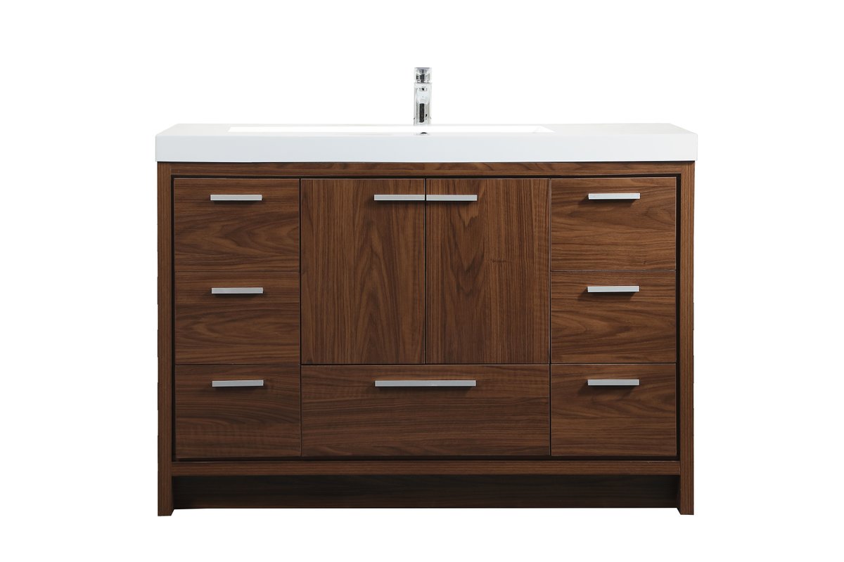 VF46048MWT 48" Single Bathroom Vanity in Walnut