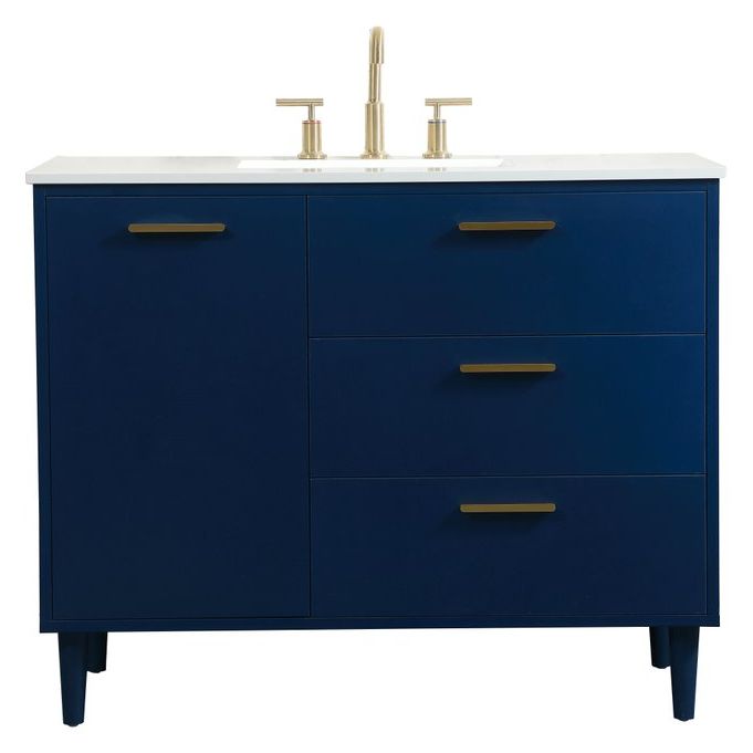 VF47042MBL 42" Bathroom Vanity in Blue