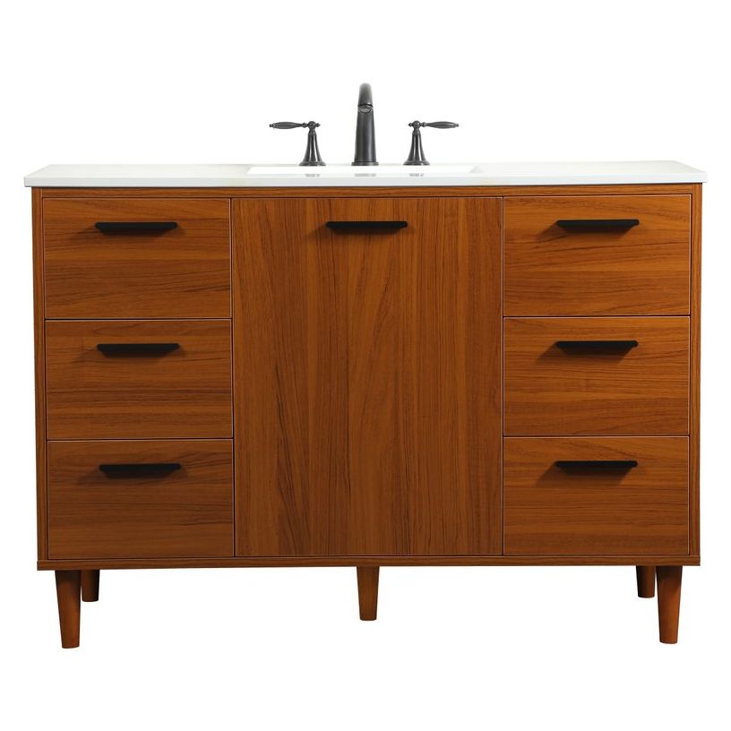 VF47048MTK 48" Bathroom Vanity in Teak