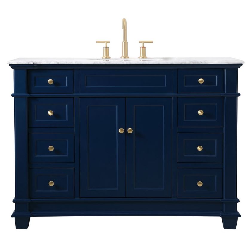 VF50048BL 48" Single Bathroom Vanity Set in Blue