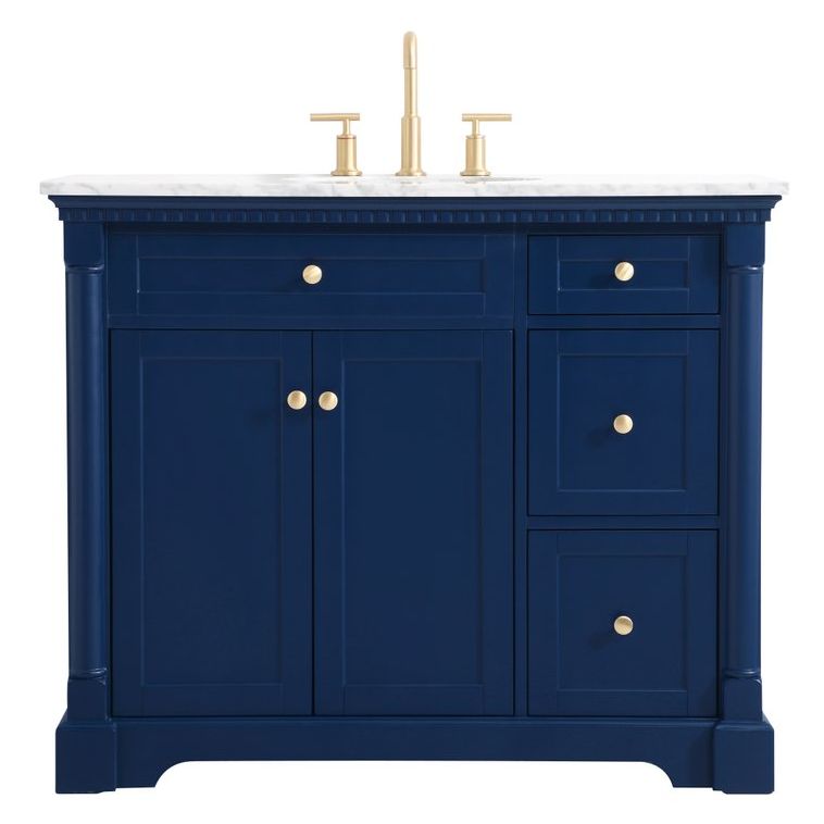 VF53042BL 42" Single Bathroom Vanity in Blue